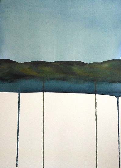 NIKKI LINDT, SOLASTALGIA MELTING LANDSCAPES #14
watercolor on paper