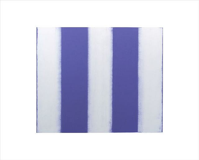 BETTY MERKEN, STRIPES, VIOLET
oil monotype