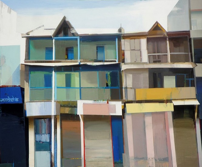 SUHAS BHUJBAL, A QUIET TOWN # 138
oil on canvas