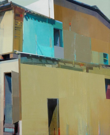 SUHAS BHUJBAL, A QUIET TOWN # 139
oil on canvas
