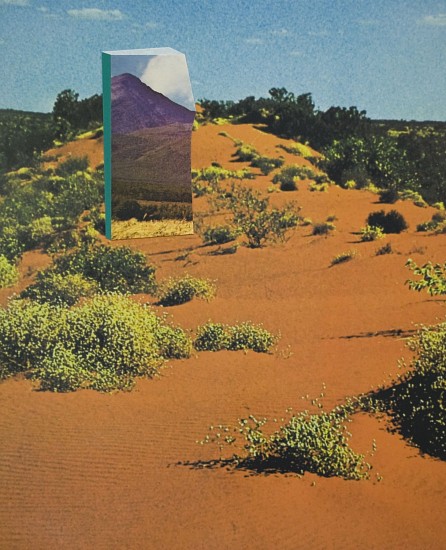 TYLER BEARD, LAND PORTAL (Simpson Desert to Mount Asama )
collaged pigment print