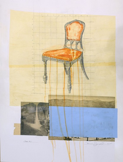 TOM JUDD, CHAIR #6
mixed media and paper