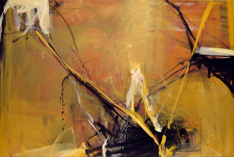 TOM LIEBER, OCHRE SHIFT
oil on canvas