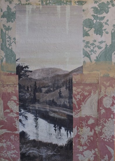 TOM JUDD, VIEW POINT
oil on panel with fabric