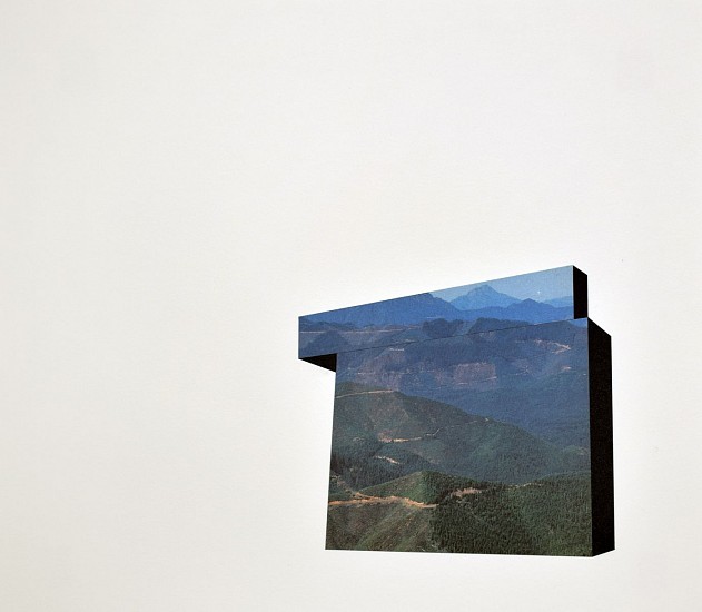 TYLER BEARD, ARCHITECTURAL LANDFORM 6
collage on paper