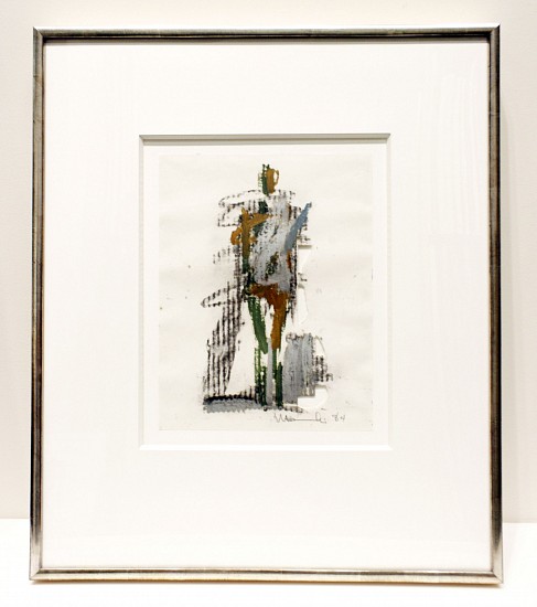 MANUEL NERI, MUJER PEGADA STUDY  No. 3
oil-paint stick, charcoal, graphite on paper