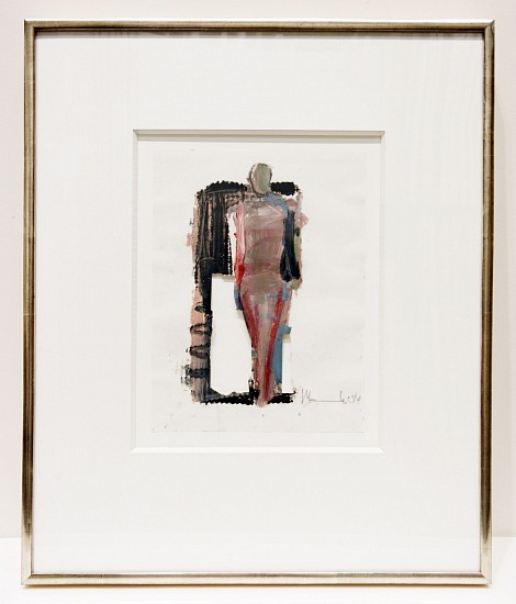MANUEL NERI, MUJER PEGADA STUDY  No. 7
oil-paint stick, charcoal, graphite on paper
