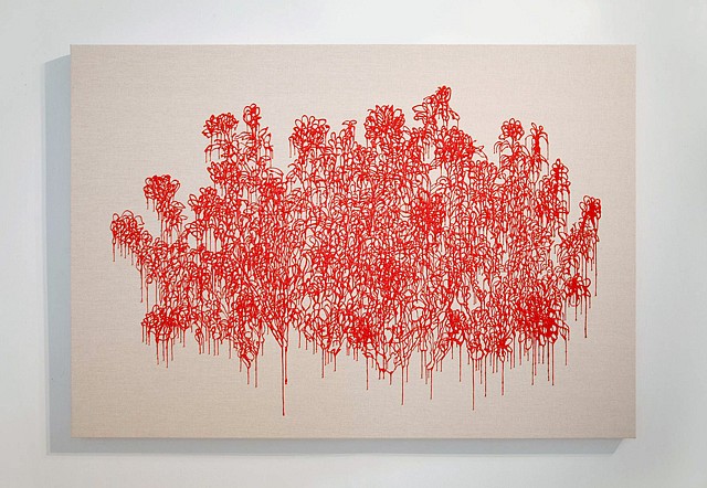 ANDREW MILLNER, RED ROSE IX
acrylic on linen