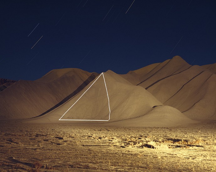 JIM SANBORN, (TRIANGLE) CAINVILLE, UTAH "IMPLIED GEOMETRY" Ed. 10
pigment print, face-mounted to Plexi