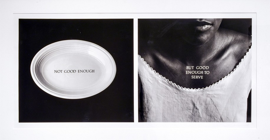 LORNA SIMPSON, C-RATION
silver gelatin print