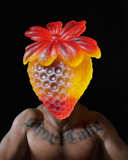 CHRISTIAN REX VAN MINNEN, STRAWBERRY BEEFCAKE
oil on panel