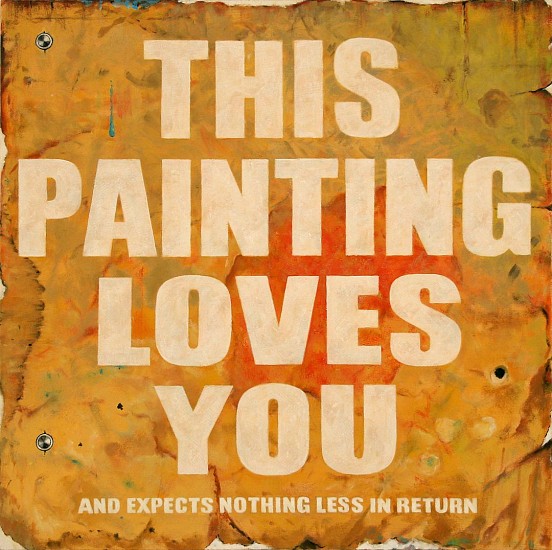 RECENT ARRIVALS, JERRY KUNKEL, "SELF DECLARATIVE #2 "Non-Passive'"
oil on canvas