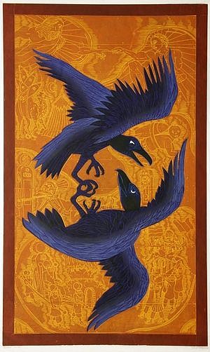 JOHN BUCK, RAVENS Ed. 12
woodblock print