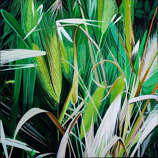 KAREN KITCHEL, MATURE GRASS 7, SUMMER
oil on panel