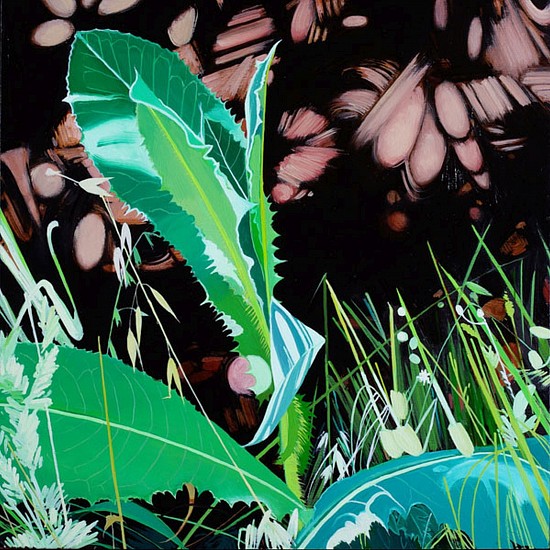 KAREN KITCHEL, MATURE GRASS 10, SUMMER
oil on panel