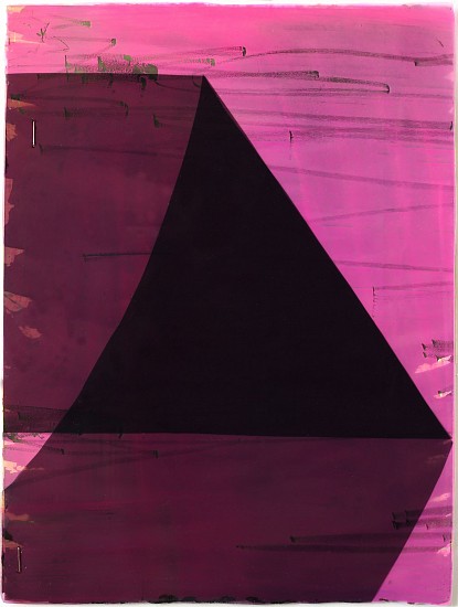 KATE PETLEY, FOLD #5
acrylic, ink, film and staples on paper