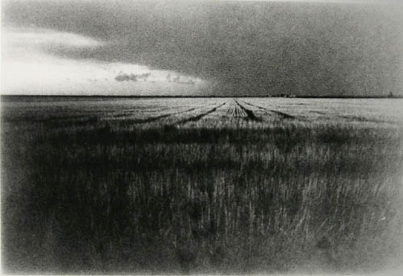 DAVID SHARPE, STORM ENTERING OVER FIELD
silver gelatin print