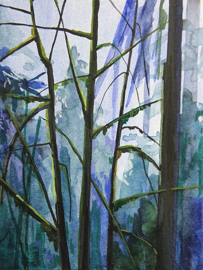 CLAIRE SHERMAN, TREES
mixed media on paper