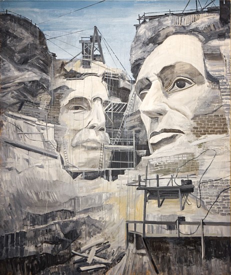 TOM JUDD, RUSHMORE
oil on canvas