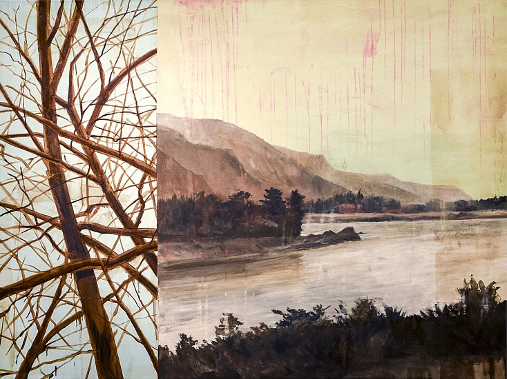 TOM JUDD, RIVER
oil on canvas