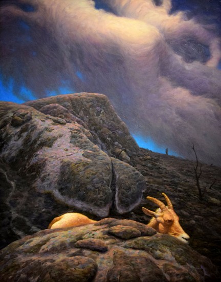 CHUCK FORSMAN, LITTLE BIG HORN
oil on panel