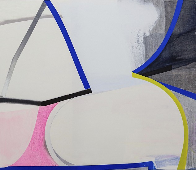 MARCELYN MCNEIL, SLICED, DICED, SCATTED AND CHUNKED
oil and spray on canvas