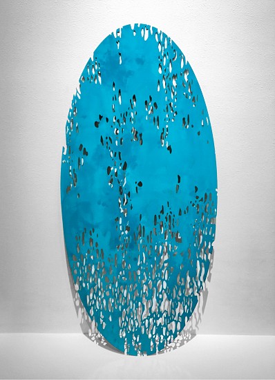 KATY STONE, PLANET 1/2
oil on aluminum