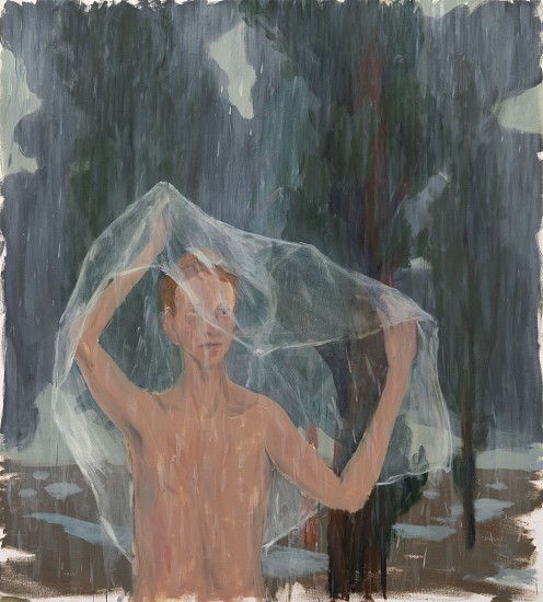 ENRIQUE MARTÍNEZ CELAYA, THE RAIN
oil and wax on canvas