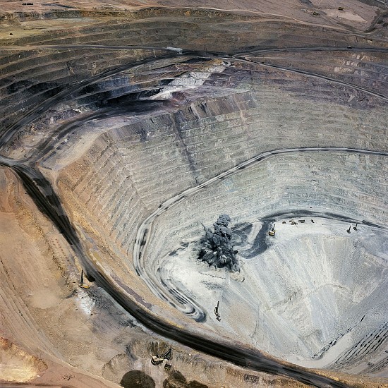 DAVID MAISEL, DESOLATION DESERT: BLAST 1, Minera Centinela Copper Mine, Antofagasta Region, Atacama Desert, Chile  Ed. 6
archival pigment print mounted on Dibond