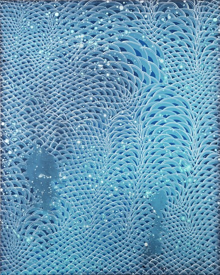 BARBARA TAKENAGA, AQUAMARINE 2
acrylic on linen