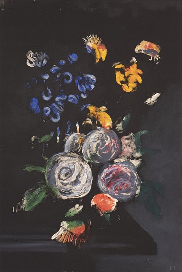 CHRISTIAN REX VAN MINNEN, COLOR STILL LIFE<br />
gouache on paper