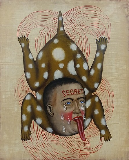 FRED STONEHOUSE, SECRET
acrylic on wood