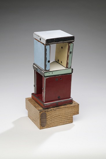 TED LARSEN, STAND UP, BUDDHA (I)
salvage steel, rivets wood