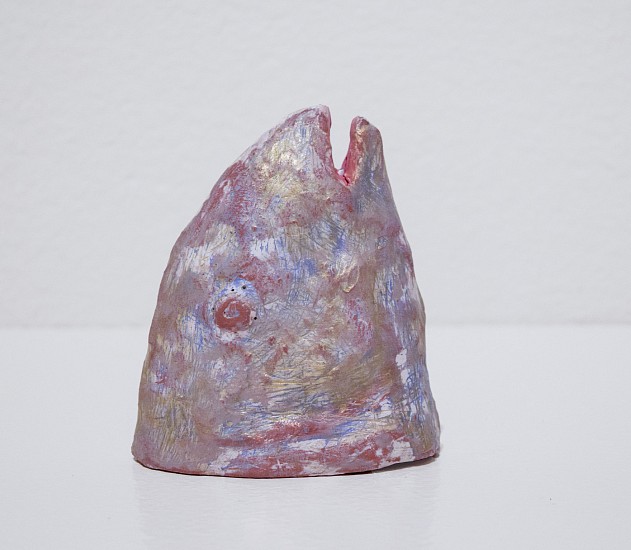 KAHN + SELESNICK, fish head
painted terracotta