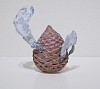 KAHN + SELESNICK, smoking balled pangolin
painted terracotta