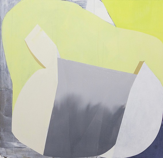 MARCELYN MCNEIL, YELLOW GOLD GREY
oil on canvas