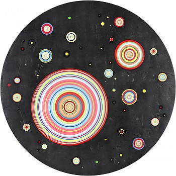 maker t dust to dust 2020 mixed media 60x60x3 in