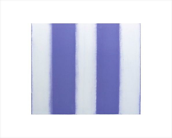 BETTY MERKEN, STRIPES, VIOLET #03-15-30
Oil monotype on Rives BFK paper