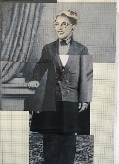 TOM JUDD, VOTE
collage on panel