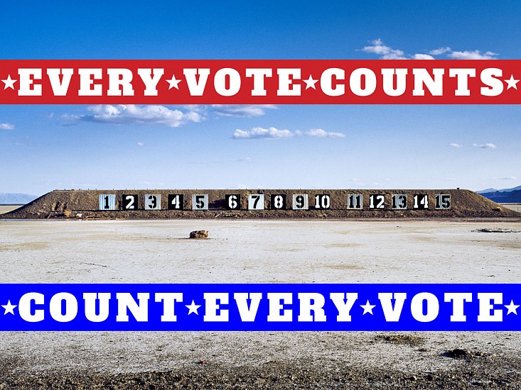 DAVID MAISEL, EVERY VOTE COUNTS, COUNT EVERY VOTE
ink jet print
