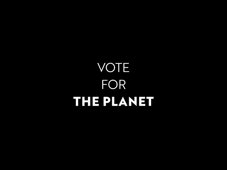 RGC, VOTE FOR THE PLANET
inkjet print