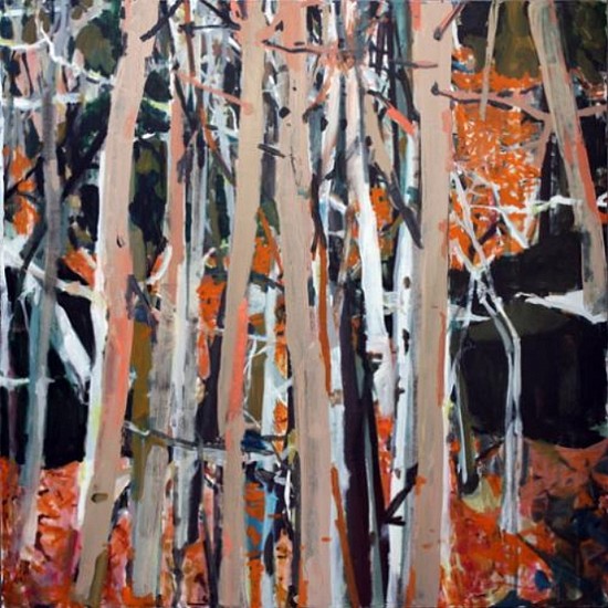ALLISON GILDERSLEEVE, STAND OF TREES
oil on canvas