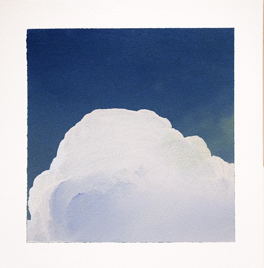 IAN FISHER, CLOUD STUDY 11
oil on paper