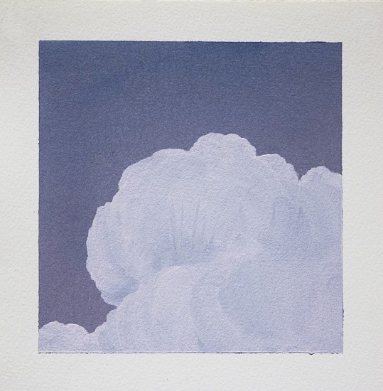 IAN FISHER, CLOUD STUDY 19
oil on paper