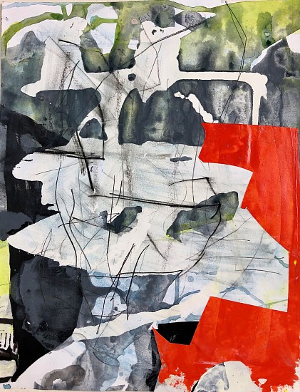AUDREY TULIMIERO WELCH, BOOK OF TWO WAYS 11<br />
<br />
acrylic on paper