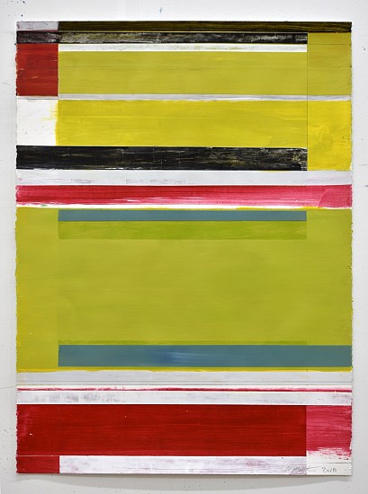 LLOYD MARTIN, P-101 "PASS"
acrylic on  paper