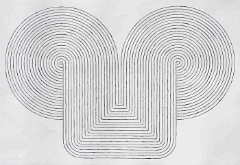 d. optical drawing#77 graphite on paper 30x44