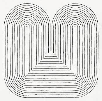 e. optical drawing#28 graphite on paper 30x30