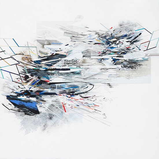 REED DANZIGER, GATHERING UNTO ITSELF
ink, graphite, gouache, acrylic and watercolor on paper