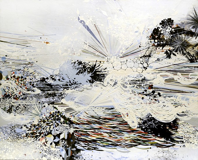 REED DANZIGER, T.I.W.C.L.L.
oil, graphite, pigment, shellac on paper over panel